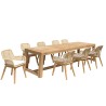 VALERIA - Set no. 6 Recycled Teak Garden Furniture Set