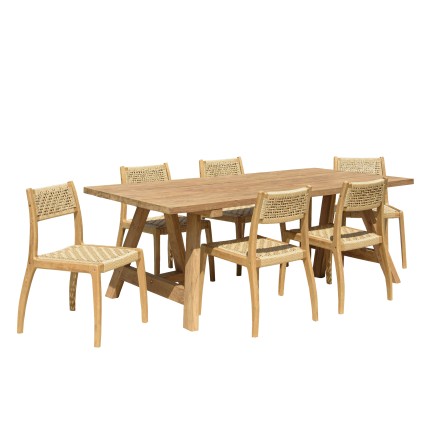 VALERIA - Set no. 17 Recycled Teak Garden Furniture Set