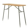 HELENA Bar Set - Pine & Green Metal - 1 Bar + 2 Stools
