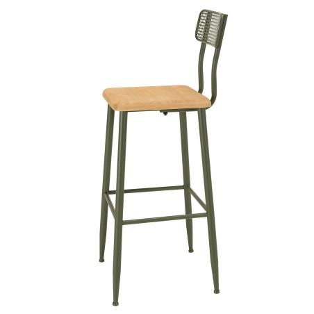 Ensemble bar HELENA - Pin et métal vert