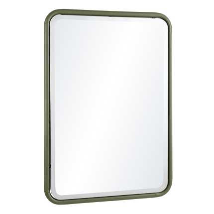 Miroir rectangulaire HELENA en métal vert