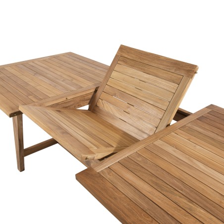 FUN Teak Garden Furniture Set for 8/10 People