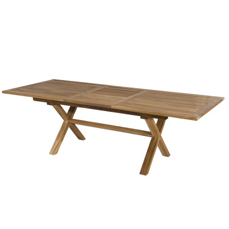 FUN Teak Garden Furniture Set for 8/10 People - Outdoor Dining Set