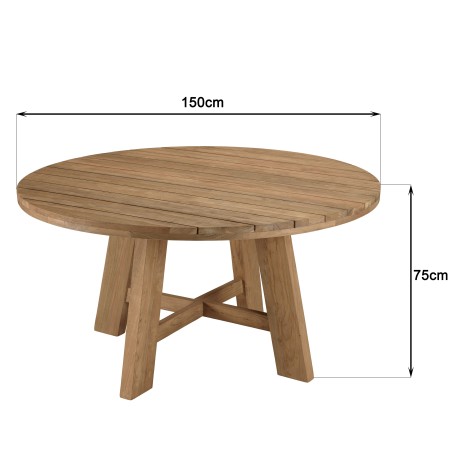 VALERIA - Set no. 29 Recycled Teak and Synthetic Rattan Garden Furniture Set