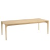 Table à manger extensible MAXENCE en chêne massif