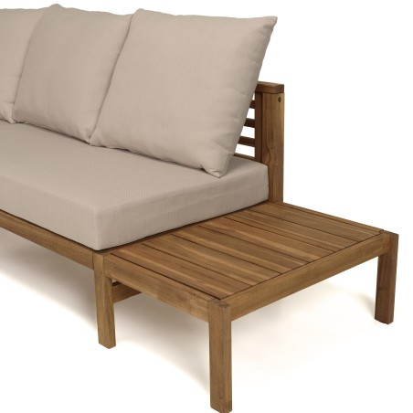VICTOIRE 5-Seater Garden Furniture Set in Oiled Acacia