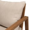 VICK- BONIFACIO 5-Seater Garden Furniture Set in Oiled Acacia