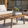 VICTOIRE - BONIFACIO 5-Seater Garden Furniture Set in Oiled Acacia