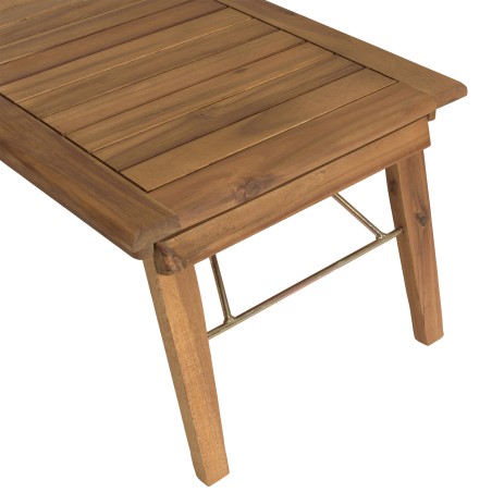 VICK 4-Seater Garden Furniture Set - Acacia & Rattan