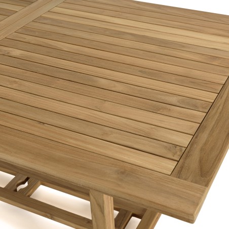 HARRIS - Lot No. 157 Teak and textilene garden furniture for 8/10 people