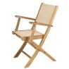 HARRIS - Lot No. 158 Teak and textilene garden furniture for 10/12 people