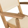 HARRIS - Lot No. 159 Teak and textilene garden furniture for 10/12 people