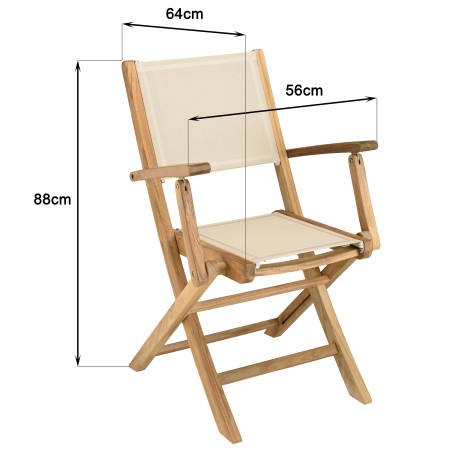 HARRIS - Lot No. 159 Teak and textilene garden furniture for 10/12 people