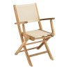 HARRIS - Lot No. 159 Teak and textilene garden furniture for 10/12 people
