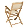 HARRIS - Lot No. 160 Teak and textilene garden furniture for 10/12 people
