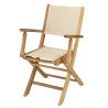 HARRIS - Lot No. 160 Teak and textilene garden furniture for 10/12 people