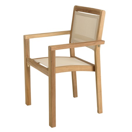HARRIS - Lot No. 161 Teak and textilene garden furniture for 10/12 people