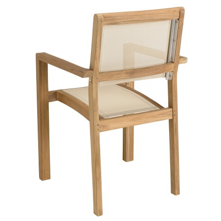 HARRIS - Lot No. 161 Teak and textilene garden furniture for 10/12 people