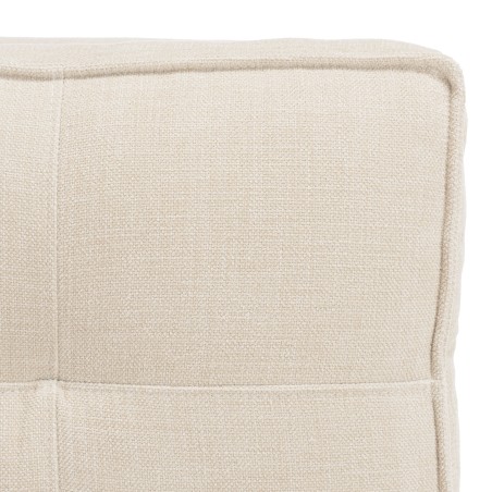 ANGELE - 1-seater convertible armchair in ecru fabric