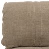 ANGELE - Chauffeuse 1 place multi-position en tissu couleur taupe