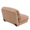ANGELE - Chauffeuse 1 place multi-position en tissu couleur vieux rose