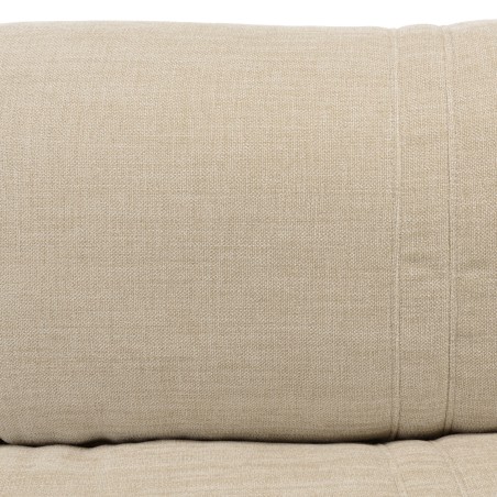 ANGELE - Chauffeuse convertible 2 places en tissu couleur beige