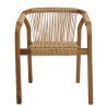 VICK - Lot de 2 fauteuils en acacia huilé et cordage synthétique