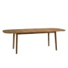 VICK - Table de jardin extensible en acacia huilé 180/240x110cm