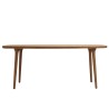 VICK - Table de jardin en bois d'Angélique huilé 200x90cm