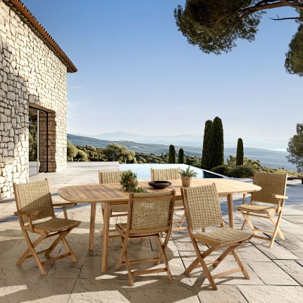 VICK - Cancun 6-seater garden furniture set