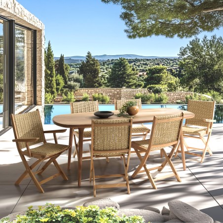 VICK - Portofino 6-seater garden furniture set