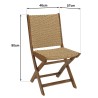 VICK - Portofino 6-seater garden furniture set