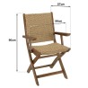 VICK - Portofino 6-seater garden furniture set
