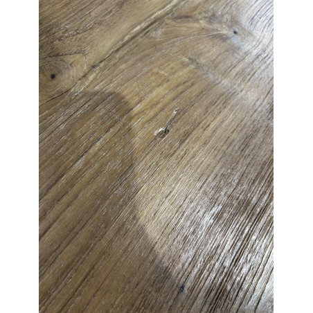 SECOND HAND - Dining table 220x100cm recycled teak with teak legs MAXENCE