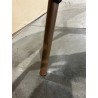 SECOND HAND - Set of 2 brown bistro garden chairs in steel and textilene