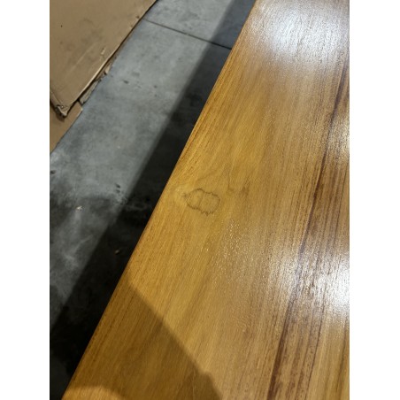 SECOND HAND - Brown TV cabinet with 3 drawers, teak wood API