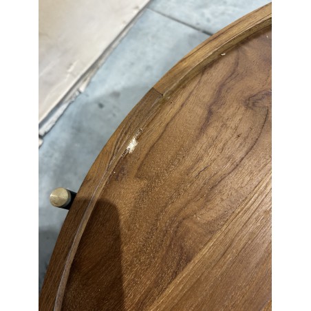 SECOND HAND - Set of 3 round tripod coffee tables SIXTINE     Demander à ChatGPT