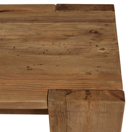 Wooden console table 150x40cm recycled pine wood SANDY