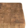Square stool 30x30cm recycled pine wood SANDY