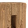 Square stool 30x30cm recycled pine wood SANDY