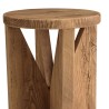 Tabouret rond 40x40cm bois Pin recyclé SANDY