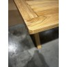 SECONDE MAIN - Table rectangulaire pieds croisés extensible 180/240 x 100 cm