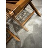 SECONDE MAIN - Lot de 2 chaises en teck huilé