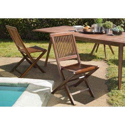 copy of SECONDE MAIN - Lot de 2 chaises en teck huilé