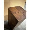 SECONDE MAIN - Table d'appoint carrée haute 38x38cm bois Suar