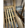 SECONDE MAIN - Ensemble de 2 chaises de jardin Java en bois Teck