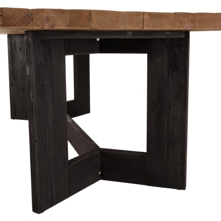 DANDY - Rectangular dining table 220x100cm recycled pine wood