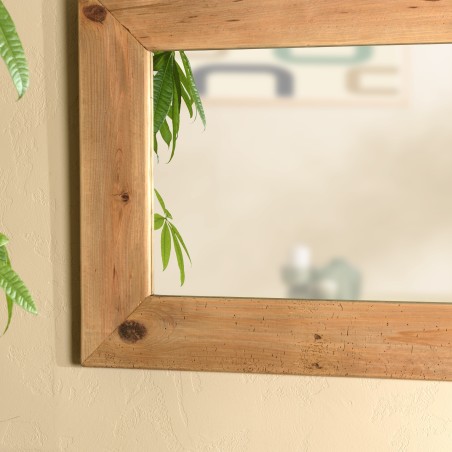 Miroir bois Pin recyclé SANDY
