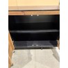 Buffet DANDY en pin recyclé naturel et noir