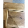 SECOND HAND - Natural side table with square top (55 x 55 cm) in teak with driftwood legs